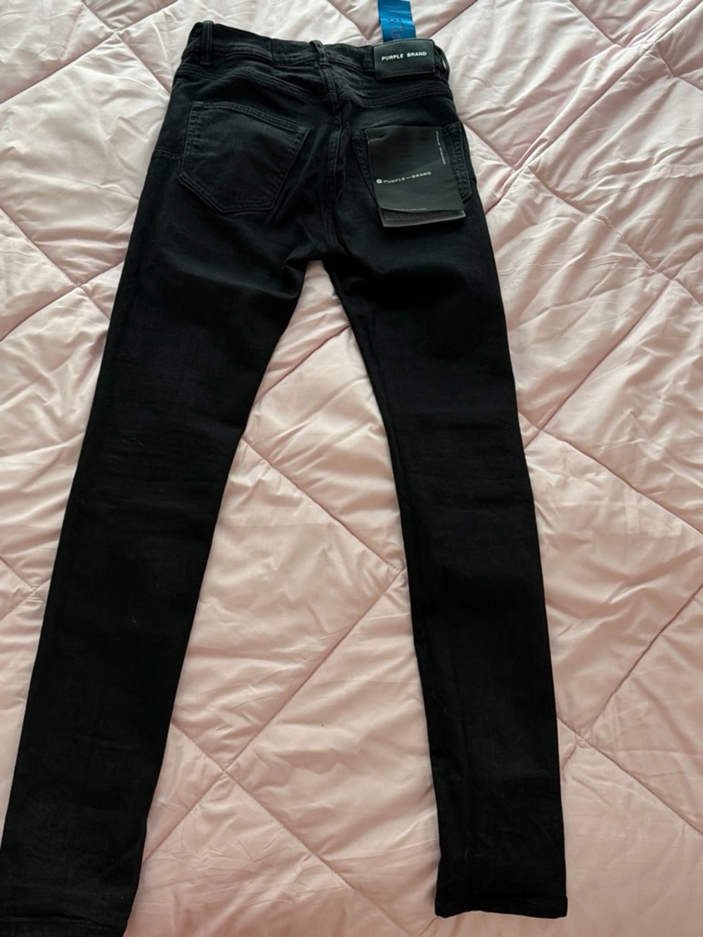 Purple Brand Men's Black Skinny Jeans - Stretch Slim Fit